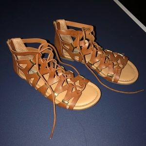 Brown Steve Madden Gladiators